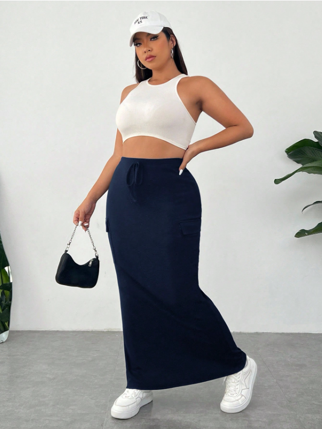 Curves BASICS Cargo Skirt