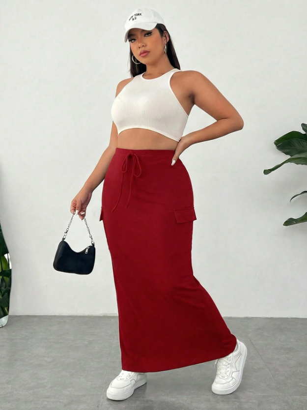 Curves BASICS Cargo Skirt