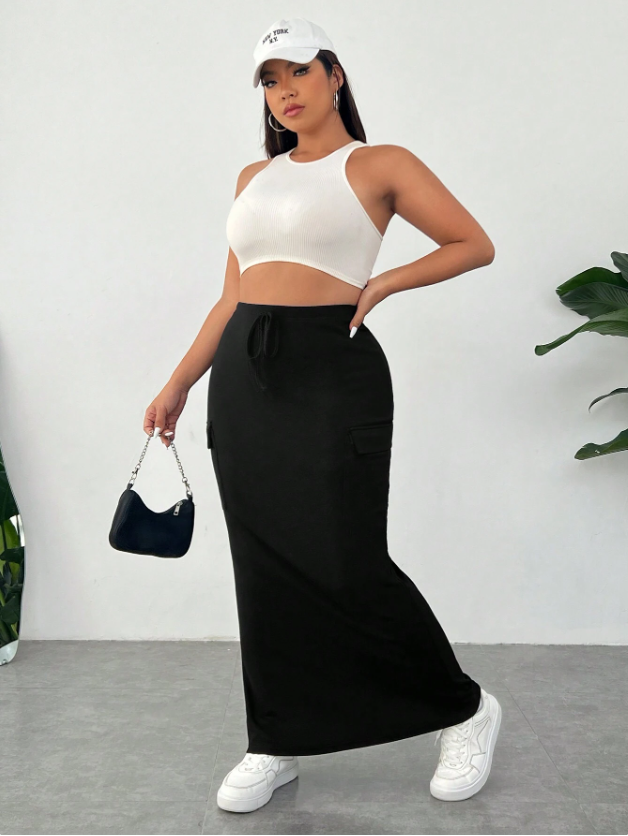 Curves BASICS Cargo Skirt