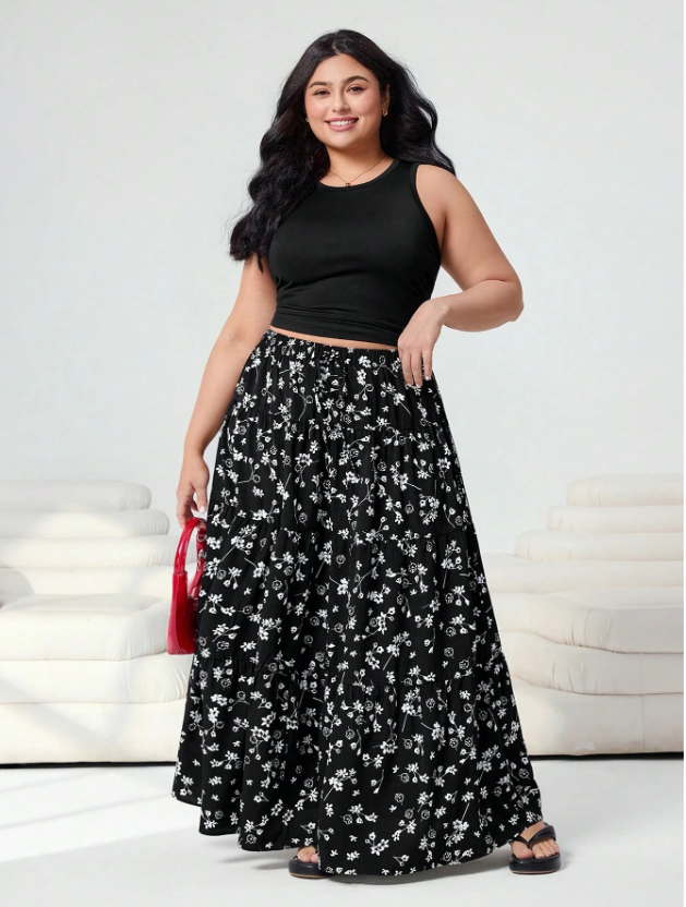 Curvy Skirt and Matching Basic Tank