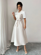 Stylish Ruffles Spring Dress