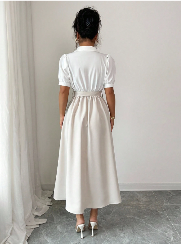 Stylish Ruffles Spring Dress