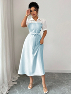 Stylish Ruffles Spring Dress