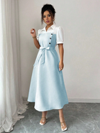 Stylish Ruffles Spring Dress