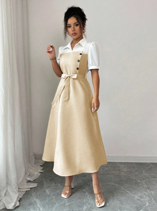 Stylish Ruffles Spring Dress