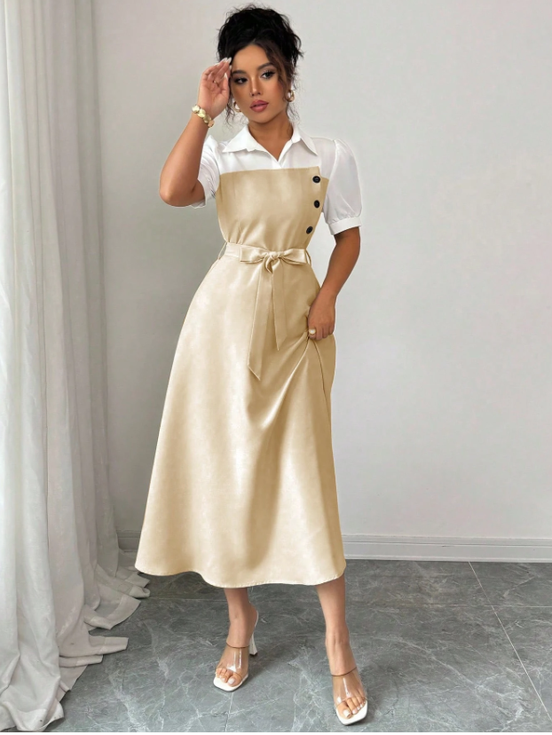 Stylish Ruffles Spring Dress