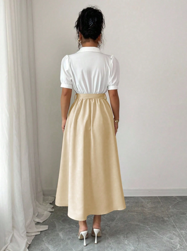 Stylish Ruffles Spring Dress