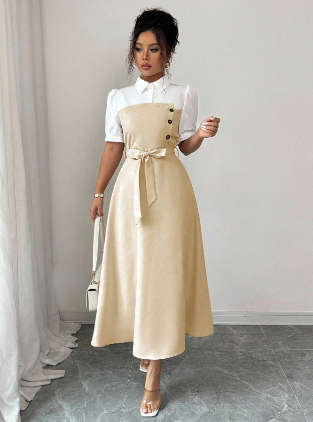 Stylish Ruffles Spring Dress