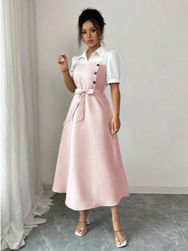 Stylish Ruffles Spring Dress