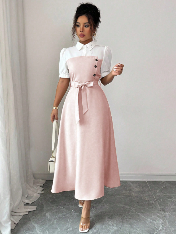 Stylish Ruffles Spring Dress