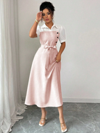 Stylish Ruffles Spring Dress