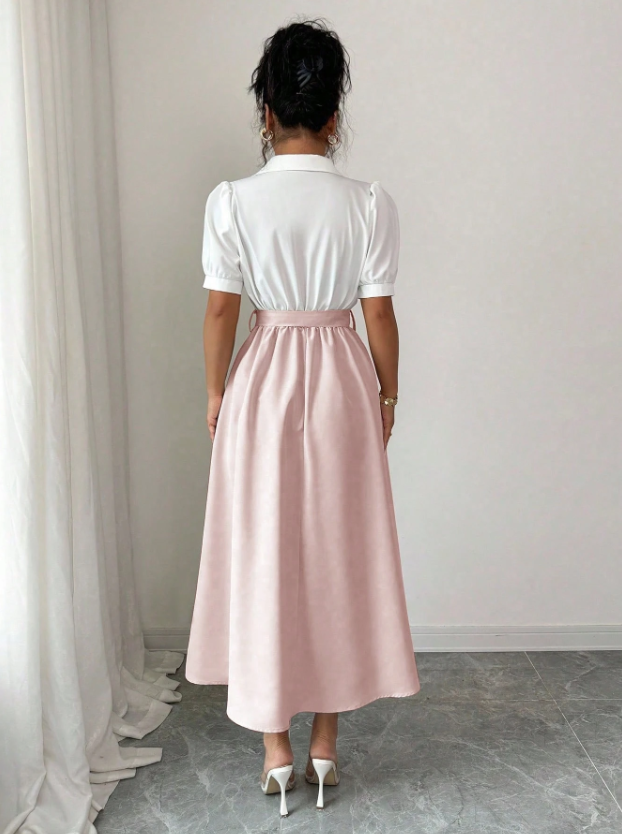 Stylish Ruffles Spring Dress