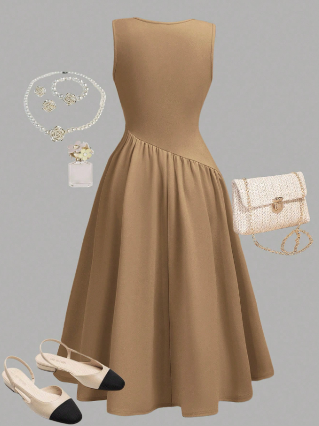 Sleeveless Elegant GIRLs Dress