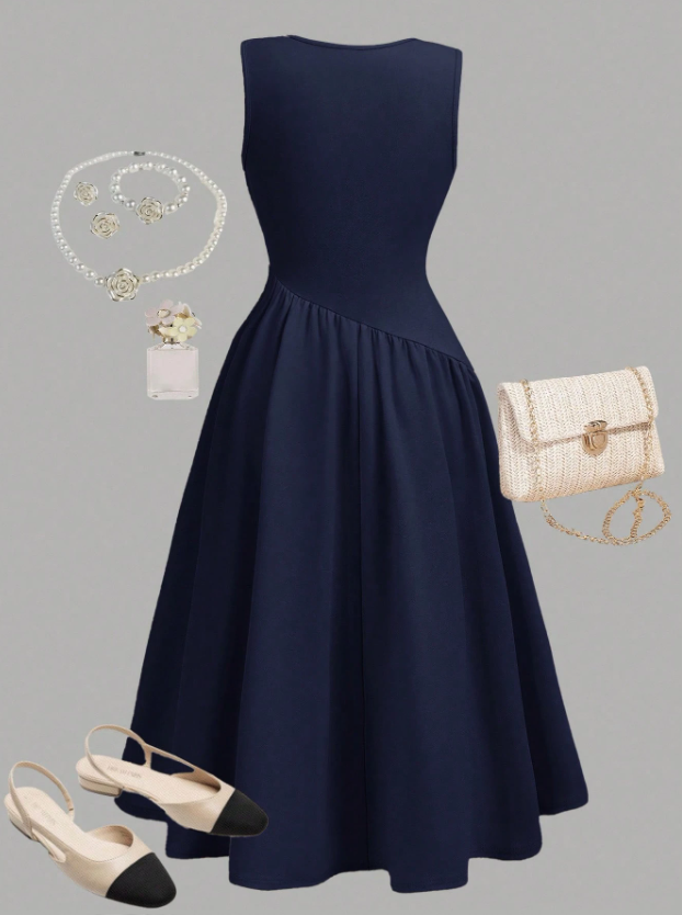 Sleeveless Elegant GIRLs Dress