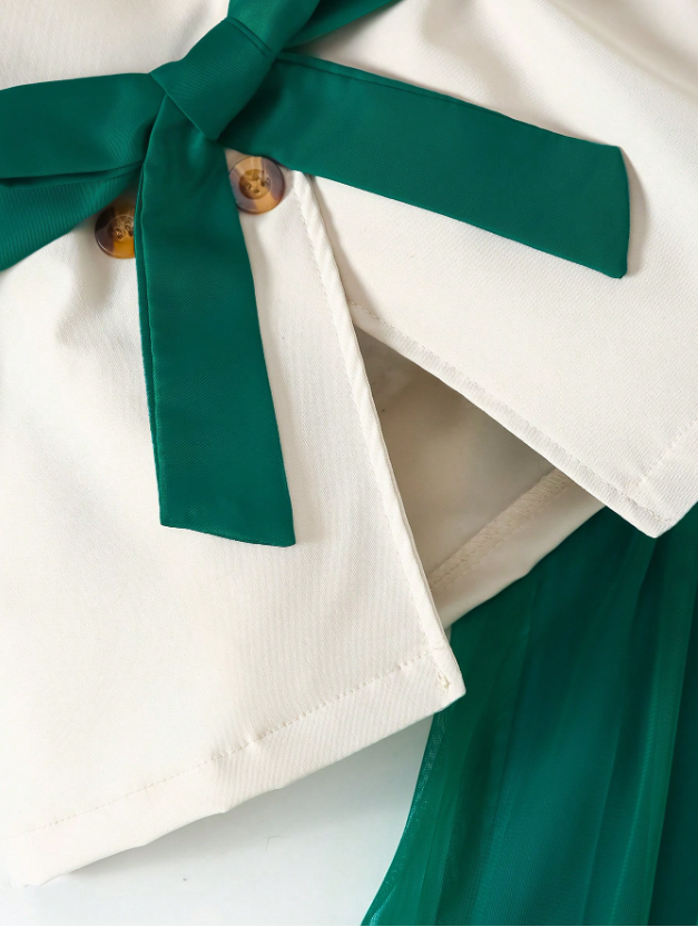 GIRLs Suit Vest and Skirt