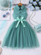GIRLs Fashion Dress with Belt