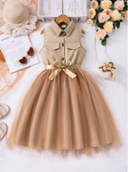 GIRLs Fashion Dress with Belt