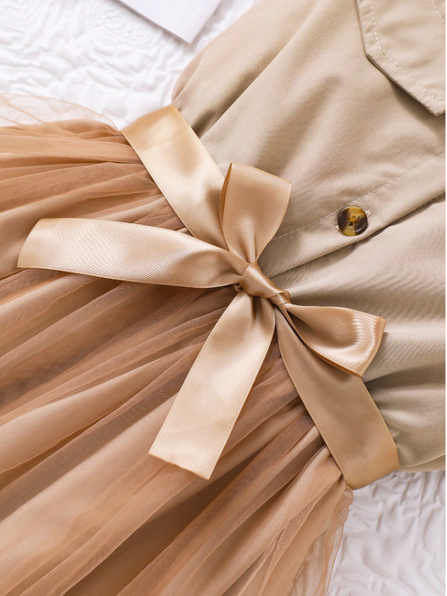 GIRLs Fashion Dress with Belt