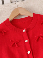 GIRLs Cozy Cardigan and Skirt