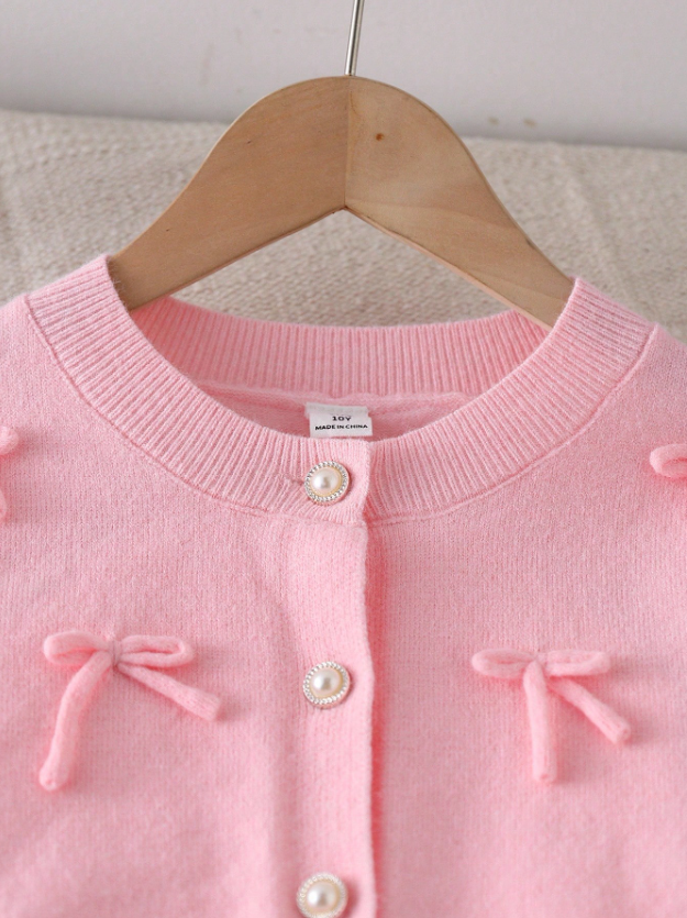 GIRLs Cozy Cardigan and Skirt