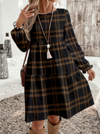 CURVES Fashion 1PC Sleeved Dress