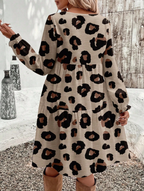CURVES Fashion 1PC Sleeved Dress
