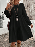 CURVES Fashion 1PC Sleeved Dress