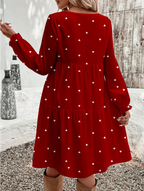 CURVES Fashion 1PC Sleeved Dress