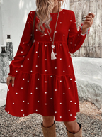 CURVES Fashion 1PC Sleeved Dress