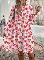 CURVES Fashion 1PC Sleeved Dress
