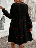 CURVES Fashion 1PC Sleeved Dress