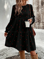 CURVES Fashion 1PC Sleeved Dress