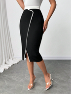 CURVES VShaped Pencil Skirt