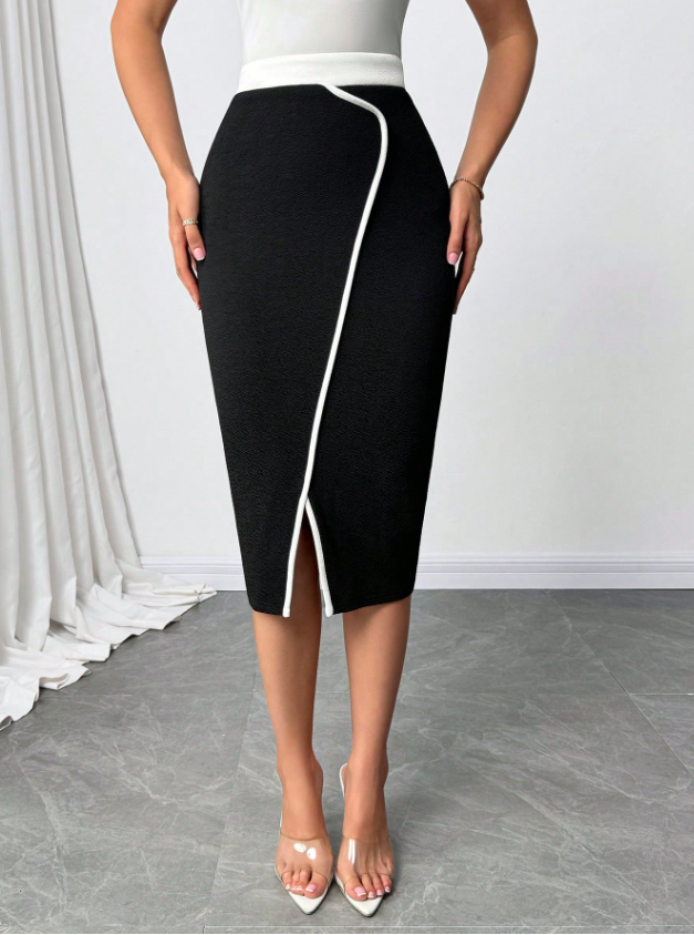 CURVES VShaped Pencil Skirt