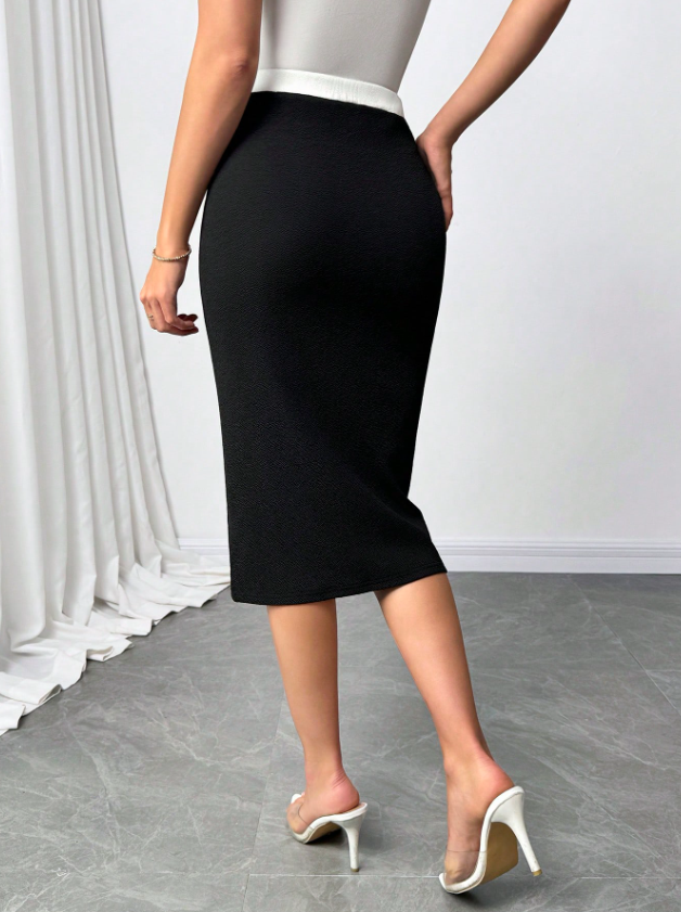CURVES VShaped Pencil Skirt