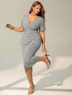 CURVES Stretched Layered Dress