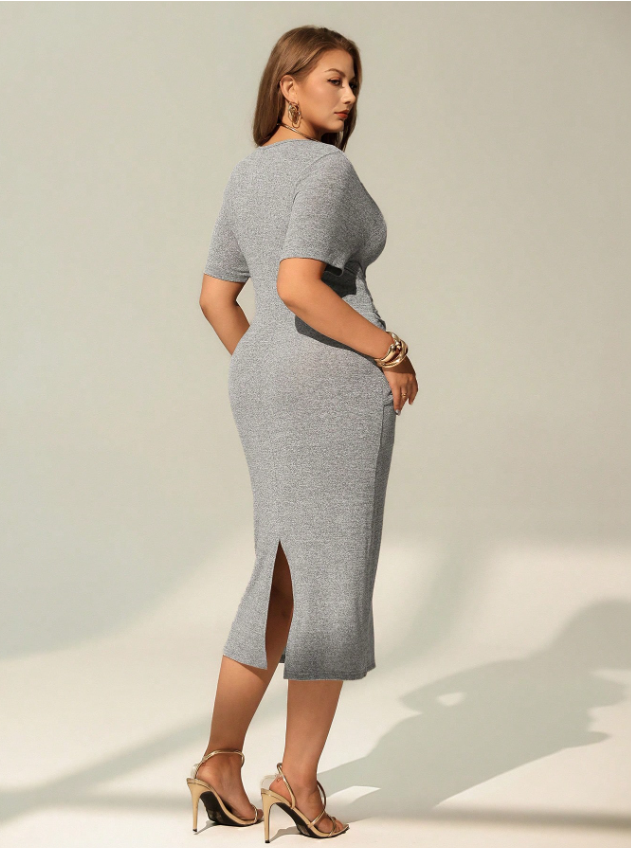 CURVES Stretched Layered Dress