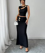 Dressy Gold Embellished Suit