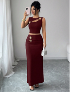 Dressy Gold Embellished Suit