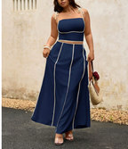 CURVES Elegantly Lined Top and Skirt