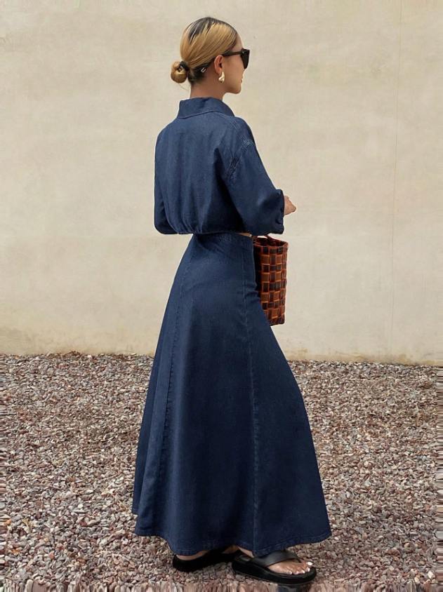 Jean Ready Jacket and Skirt