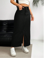 All the Colors Denim Skirt