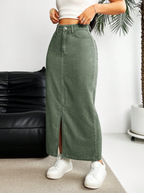 All the Colors Denim Skirt