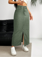 All the Colors Denim Skirt