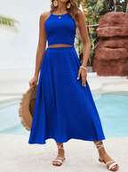 Flowy Springtime Skirt and TieBack Top