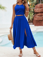 Flowy Springtime Skirt and TieBack Top