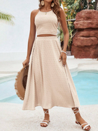 Flowy Springtime Skirt and TieBack Top
