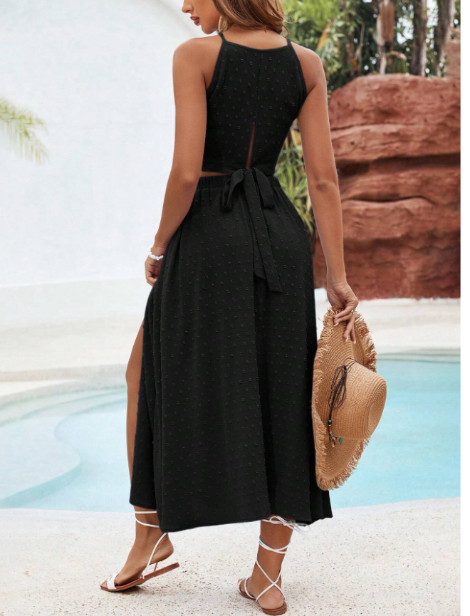 Flowy Springtime Skirt and TieBack Top