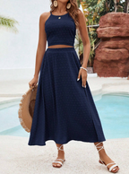 Flowy Springtime Skirt and TieBack Top