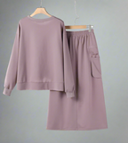 Sweater Top and Cozy Skirt
